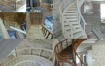 زیبایی و گرمای چوب را به خانه خود بیاورید: ساخت پله چوبی، نرده و دسته نرده چوبی