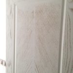 چوب بلوط با رنگ وایت واش ، سازنده انواع درب چوبی سفارشی