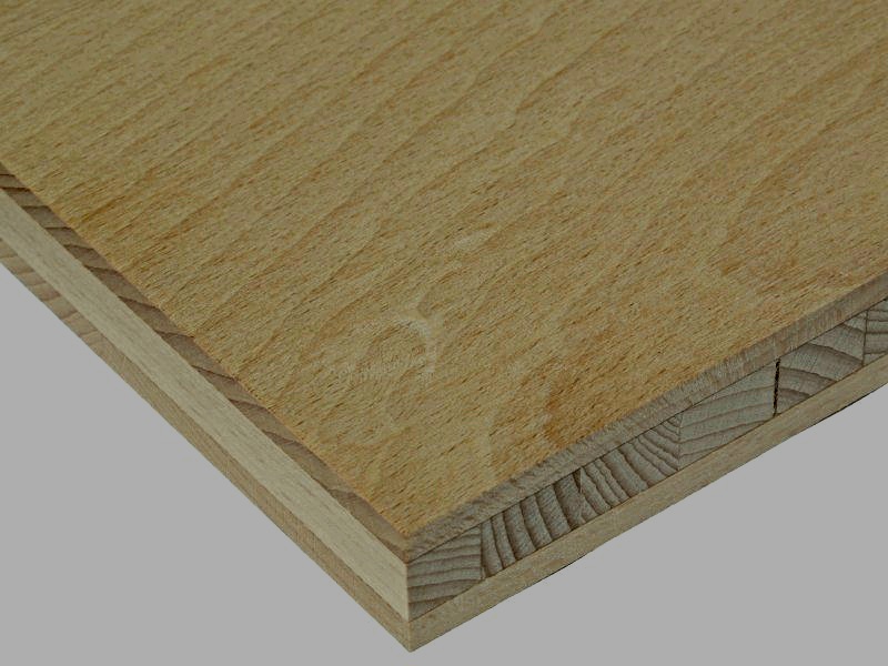 پانل های چوب جامد ( تمام چوب ) راش - پانل های سه لایه "Triply".