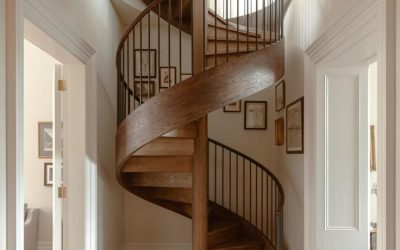 ۶ ایده پله پیچ برای فضا های کم جا + سفارش ساخت