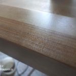 صفحه کابینت و جزیره فینگر جوینت راش | ساخت، نصب و رنگ‌کاری با چوب تمام راش اروپایی
