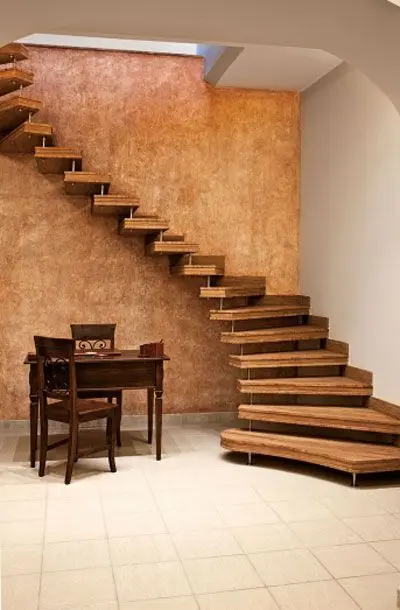 پله های محور وسط سبک روستیک | طراحی و اجرای حرفه‌ای | Wwwood