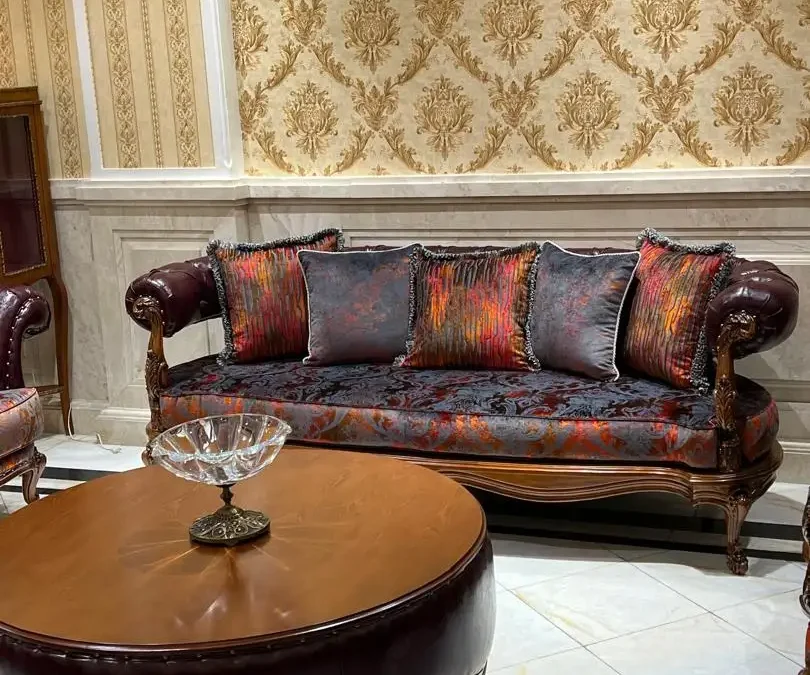 طراحی و ساخت مبل چستر دسته گرد