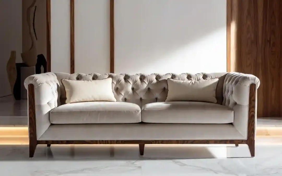 مبل راحتی شیک با طراحی مدرن و ساخت سفارشی در کارگاه صنایع چوب فن و هنر