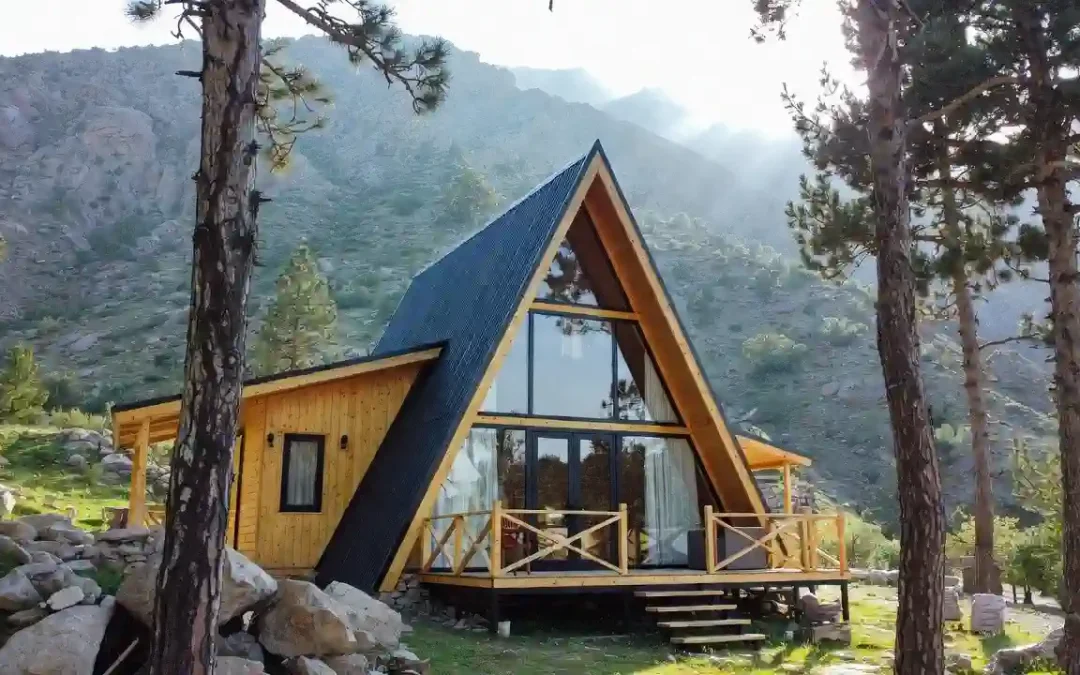 ساخت کلبه چوبی رودبارقصران | طراحی و اجرای سفارشی کلبه چوبی
