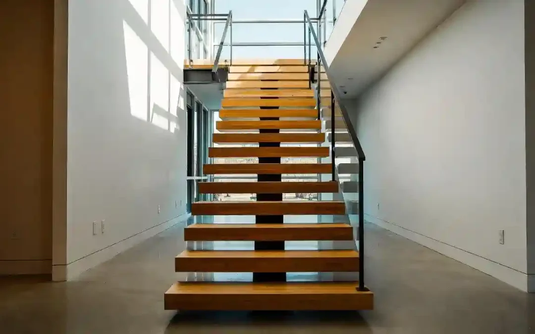 اجرای کف پله چوبی سفارشی با متریال استاندارد و طراحی هماهنگ با فضای پروژه