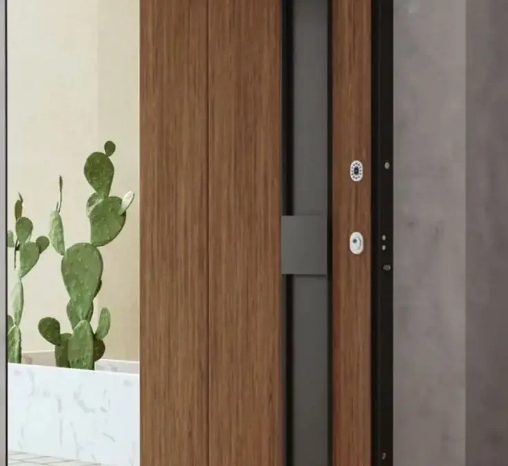 استانداردهای نصب شیشه‌های بزرگ روی درب فلزی | شیشه سکوریت دودی و لمینت | نکات فنی