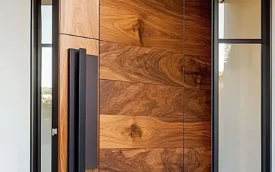 محاسبه وزن و قیمت درب‌های فلزی، درب پیوت و درب پارکینگ با نمای چوب: راهنمای جامع