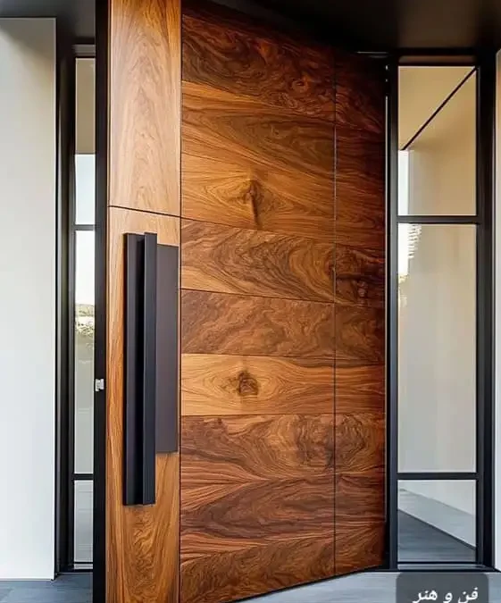 محاسبه وزن و قیمت درب‌های فلزی، درب پیوت و درب پارکینگ با نمای چوب: راهنمای جامع