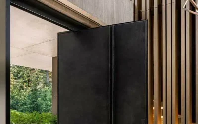 درب فلزی با لولا پیوت و پاشنه گرد مدرن: تحولی در زیبایی و عملکرد