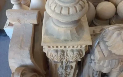 تولید و نصب نرده‌های چوبی لوکس (Luxury Wooden Railings) برای فروش داخلی و صادرات به عراق و کشورهای همسایه توسط فن و هنر