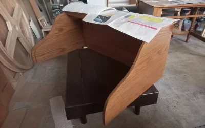 رنگ کاری میز تحریر رولتاپ